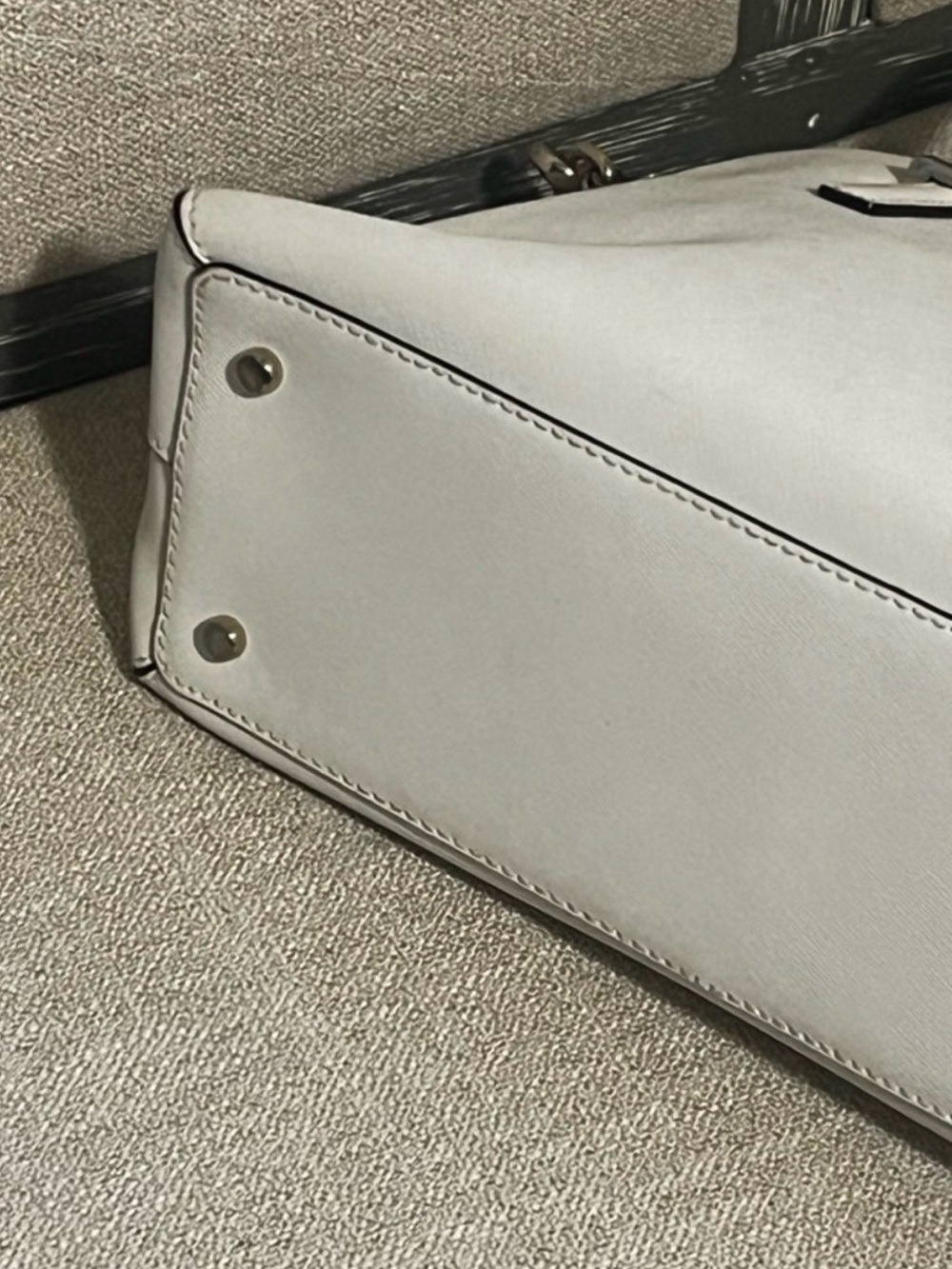 kate spade New York Cedar Street Maize Leather Satchel w Crossbody - Picture 5 of 8